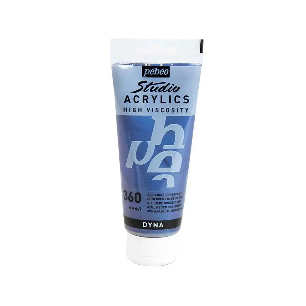 Pebeo High Viscosity Studio Acrylics Iridescent 100ml (Loose) Pebeo